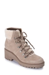 Dolce Vita Hanley Faux Shearling Bootie In Almond Suede