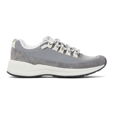 Apc Grey Reflective Jay Sneakers In Silber