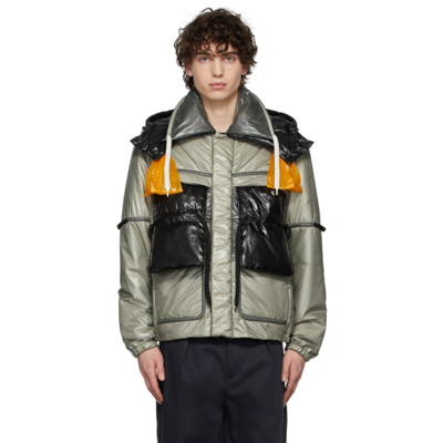Craig Green Pillow Rope Hooded Puffer Jacket In Green