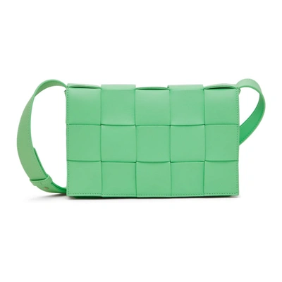 Bottega Veneta Green Intreccio Cassette Bag