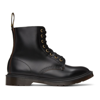 DR. MARTENS' BLACK 1460 PASCAL VINTAGE SMOOTH LEATHER BOOTS