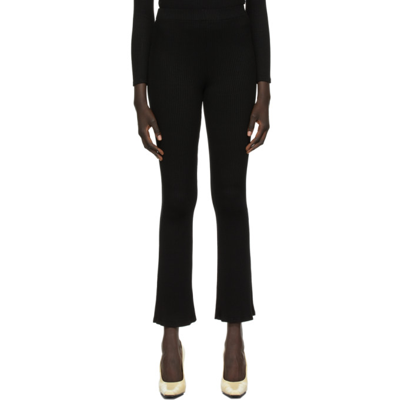 Simon Miller Black Fine Rib Saturn Lounge Pants