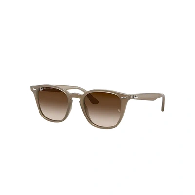 RAY BAN RB4258 SUNGLASSES LIGHT BROWN FRAME BROWN LENSES 52-20