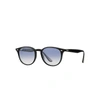 Ray Ban Rb4259f Sunglasses Black Frame Blue Lenses 53-20 In Black