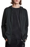 ALLSAINTS MODE SLIM FIT MERINO WOOL ZIP HOODIE,MK217V