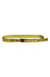 Off-white Classic Industrial Web Logo Belt In Black