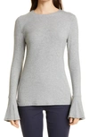 Capsule 121 The Polaris Knit Long-sleeve Top In Grey