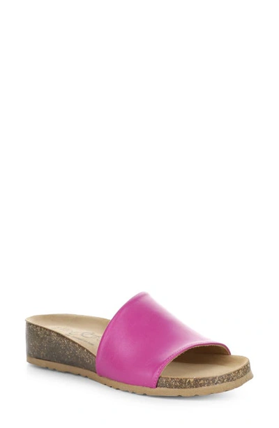 Bos. & Co. Lux Slide Sandal In Orchid