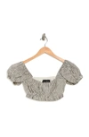 NICOLE MILLER CROPPED SHELL TOP