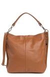 Massimo Castelli Maison Heritage Leather Shoulder Bag In Cognac