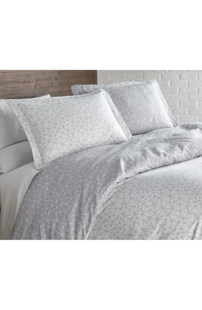 Southshore Fine Linens Modern Geometric Maze In Geo Maze Grey