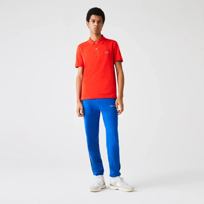 Lacoste Men's Slim Fit Petit Piqué Cotton Polo - M - 4 In Red