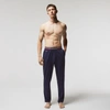 LACOSTE MEN'S JERSEY MULTICOLOR WAISTBAND PAJAMA PANTS