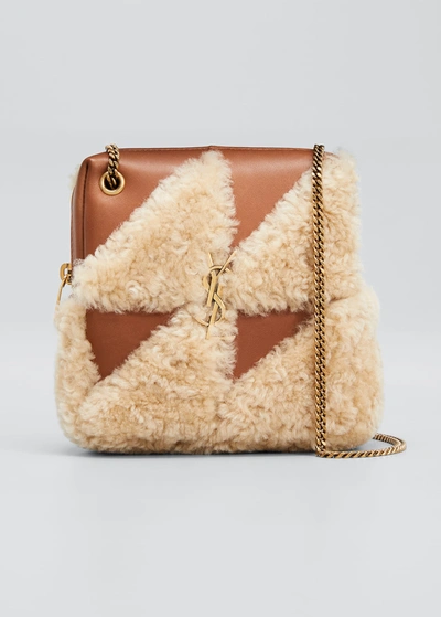 バッグ SAINT LAURENT CUBE CASSANDRE MATELASSÉ CARRÉ mini cube on chain in lambskin in Black