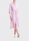 Natori Luxe Shangri-la Tencel&trade; Wrap Robe In Lvw