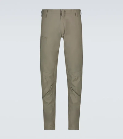 Acronym Encapsulated Nylon Articulated Pants In Alpha Green