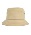 BURBERRY REVERSIBLE CHECKED COTTON BUCKET HAT,P00628893