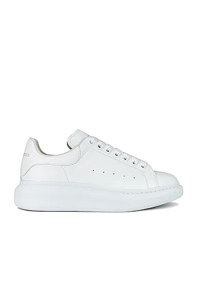 Alexander Mcqueen All-over Stamped Crocodile Trainers In White