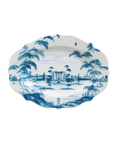 Juliska Country Estate Large Platter In Delft Blue