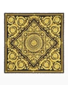 Versace Barocco-print Panelled Soccer Ball In A7900 Gold Print