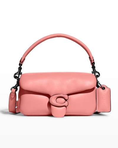 Coach Tabby 18 Pillow Leather Shoulder Bag In V5candy Pink