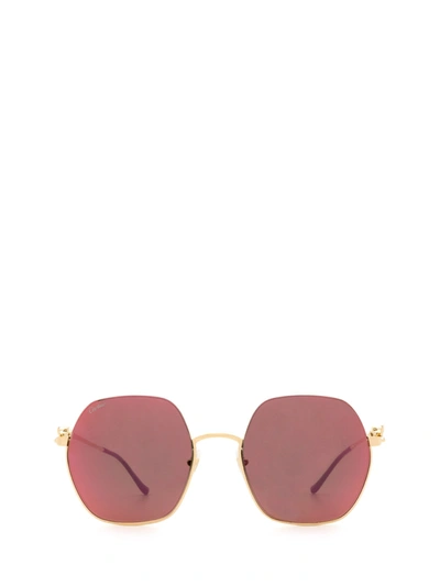 Cartier Ct0267s Gold Female Sunglasses