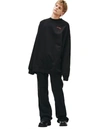 RAF SIMONS SYNCHRONICITY SWEATSHIRT IN BLACK,212-M167B-19004-0099