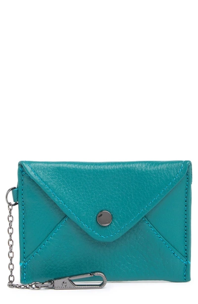 Aimee Kestenberg Ashley Leather Pouch In Rainforest Green