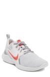 Nike Flex Experience Run 10 Sneaker In Platinum Tint/ Chile Red