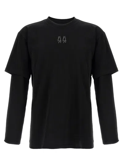 44 Label Classic Double Sleeve T-shirt Black