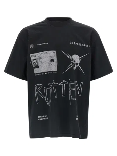 44 Label 'commission' T Shirt In Black