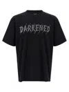 44 Label Darkened Type T-shirt Black In Black