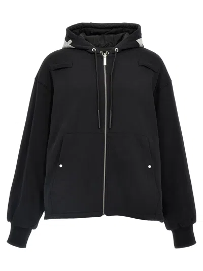 44 Label Dying Sun Casual Jackets, Parka Black