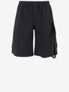 44 Label Group 44 Liz Stretch Nylon Short Pants In Black