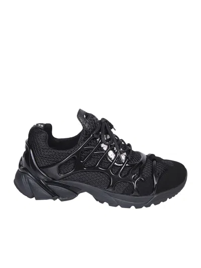 44 LABEL GROUP 44 SYMBIONT BLACK SNEAKERS