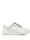 44 Label Group New Avril Sneakers In Grey Leather In Grey