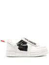 44 Label Group Avril Sneaker Sneakers In Grey Leather In White