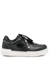 44 Label Group Polyester Sneakers In Black