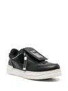 44 Label Group Polyester Sneakers In Black