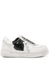 44 Label Group Avril Sneaker Sneakers In Grey Leather In White