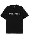 44 Label Group Black Backstage Graphic T-shirt In Black