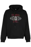 44 Label Group Man Black Sweatshirts In Black