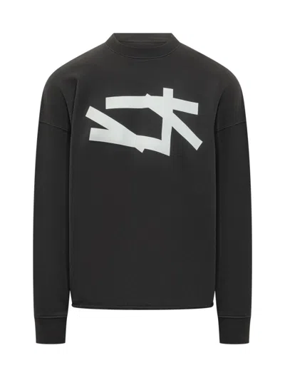 44 Label Group Black Crew Neck Sweatshirt