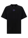 44 Label Group Cotton T-shirt With Logo In Black