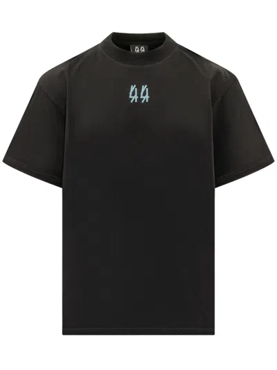 44 Label Group Black Crew Neck T-shirt