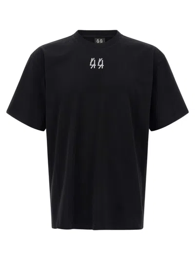 44 LABEL GROUP BLACK CREWNECK LOGO T-SHIRT
