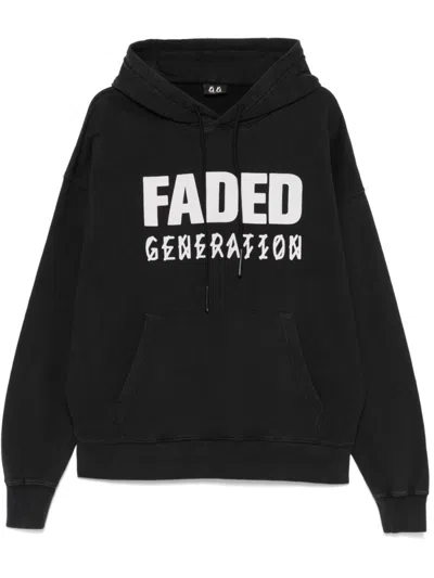 44 LABEL GROUP BLACK FADED GEN HOODIE