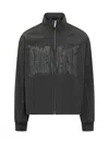 44 Label Group Essentials Zip Neck Jacket In Black