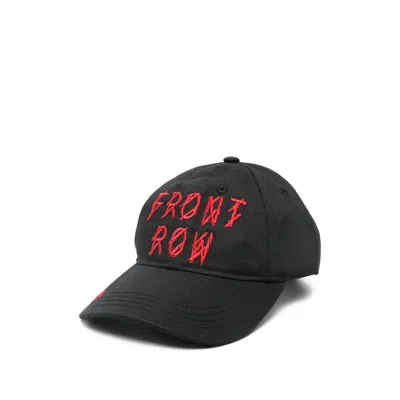 44 Label Group Front Row Cotton Gabardine Cap In Black