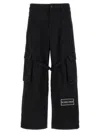 44 Label Group Cargo Pants Logo In Black